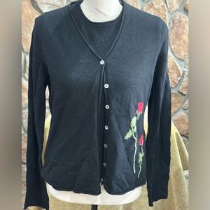 Vintage Margaret, O’Leary cashmere, two-piece sweater set
